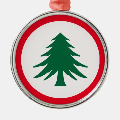 New England Pine Tree Christmas Ornament
