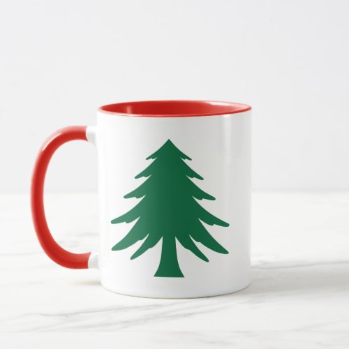New England Pine Tree Mug