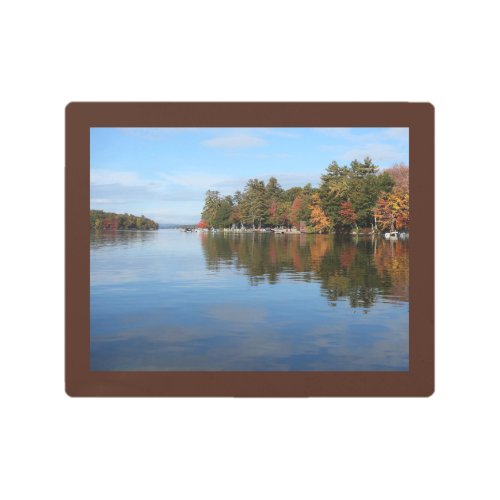 New England Reflections Metal Print