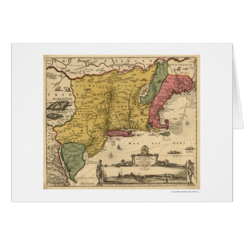 New England Regional Map _ 1685