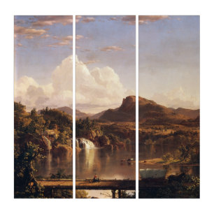 New England Scenery Frederic Edwin Church Triptych
