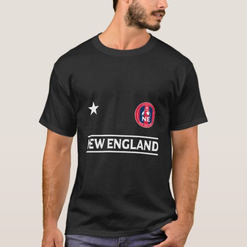 New England Soccer Jersey 53 Royal Edition I T_Shirt