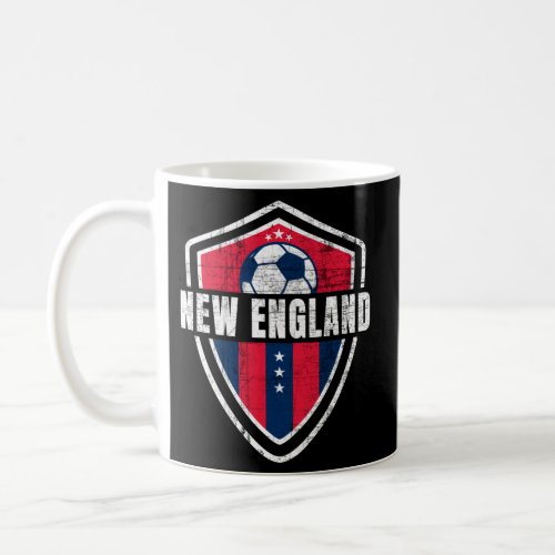 New England Soccer Jersey Ii _ Original _ Distress Coffee Mug