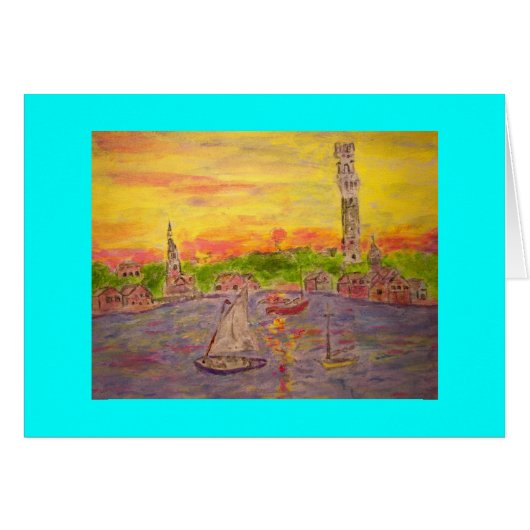 new england sunset cards (Front Horizontal)