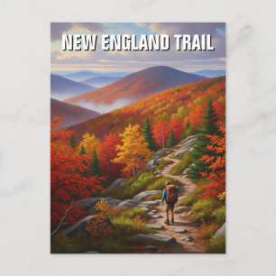 New England Trail Travel Postcard