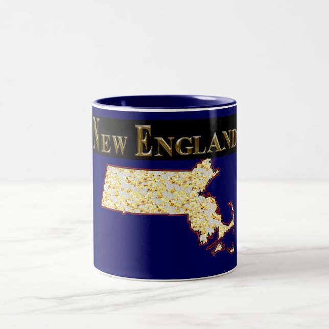 NEW ENGLAND Two-Tone COFFEE MUG (Center)