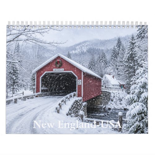 New England-USA Calendar
