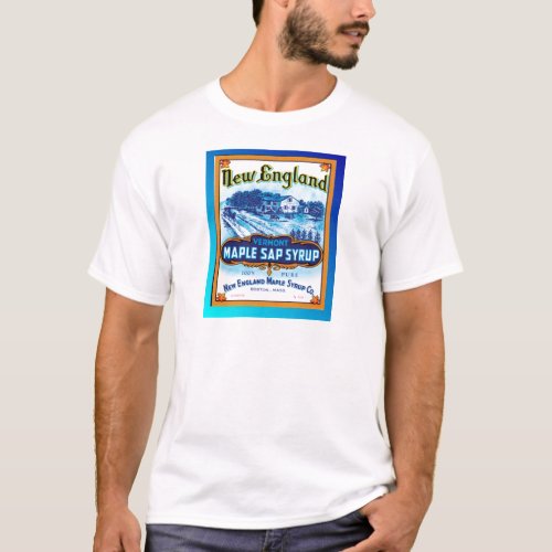 New England Vermont Maple Syrup T_Shirt