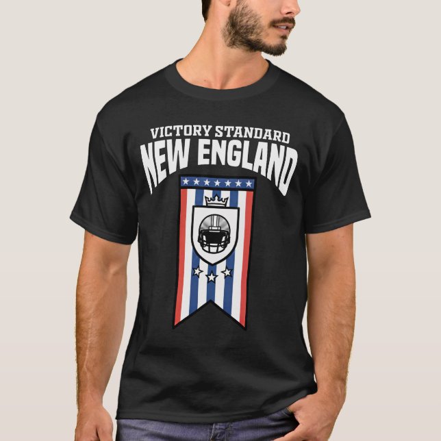 NEW ENGLAND VICTORY STANDARD - NEW ENGLAND FOOTBAL T-Shirt (Front)