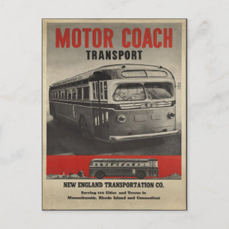 New England Vintage Postcard