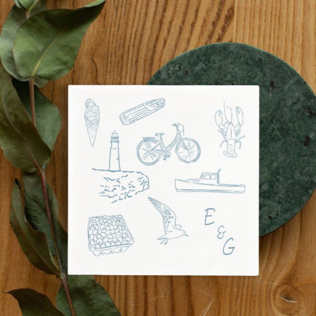 New England wedding cocktail  Napkins (Creator Uploaded)