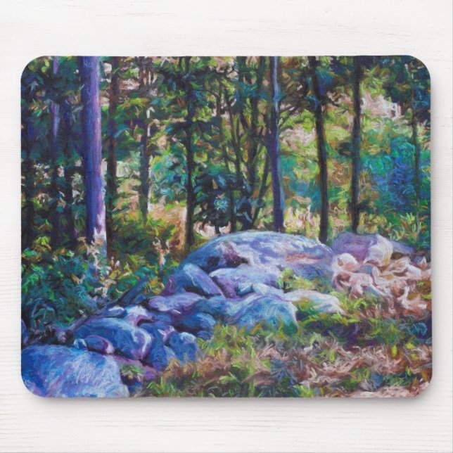 New England Woods Mouse Pad (Front)