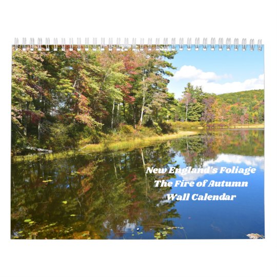 New England's Foliage Wall Calendar