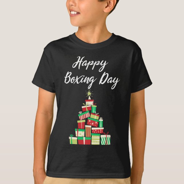 New Era Designs - Happy Boxing Day With Christmas  T-Shirt (Front)
