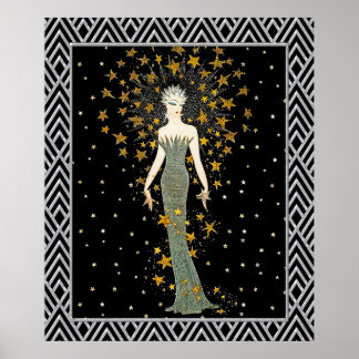 New ERTE design (Stars) Poster