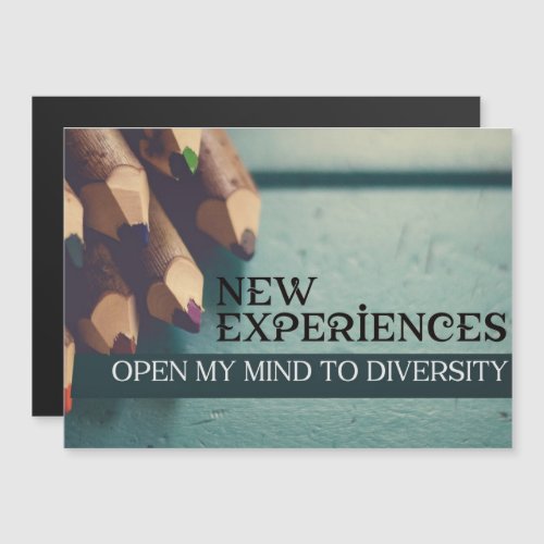 New Experiences Magnetic Invitation