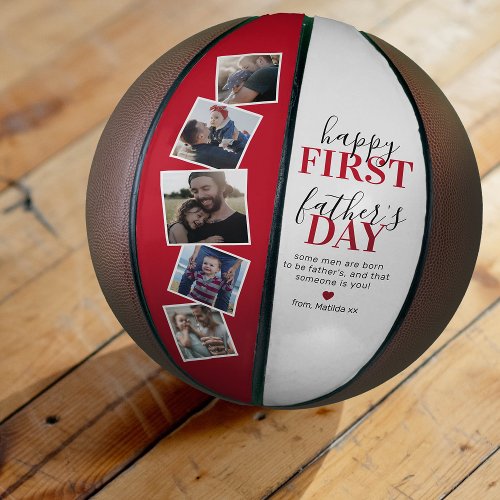 New Father Photo Collage Basketball