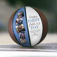New Father Photo Collage Basketball at Zazzle