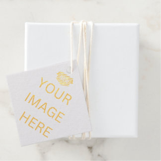 NEW! Favor Tag - Real Foil - Set of 12 - Diamond