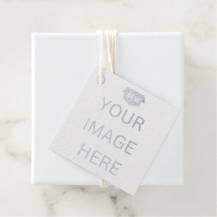 NEW! Favor Tag - Real Foil - Set of 12 - Square