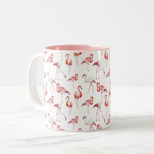 NEW Flamingo "фламинго" Russian Mug (Front Left)