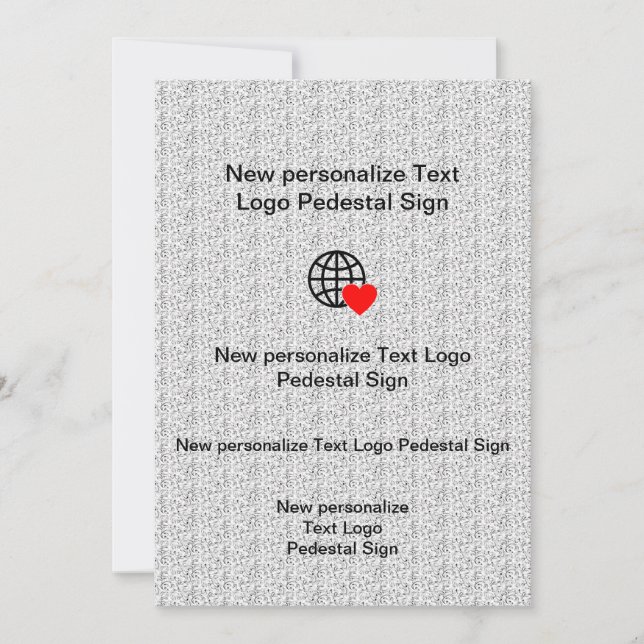New Flat Invitation Customize your own (Front)