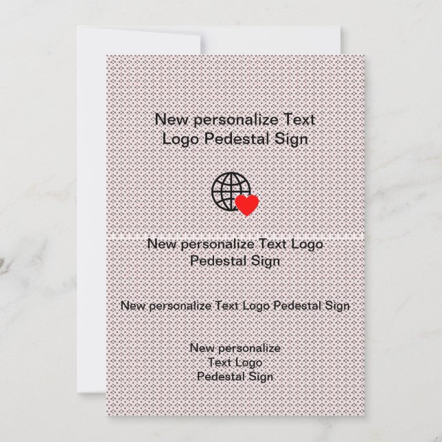 New Flat Invitation Customize your own (Front)