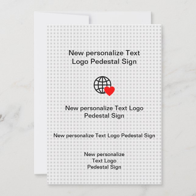 New Flat Invitation Customize your own (Front)