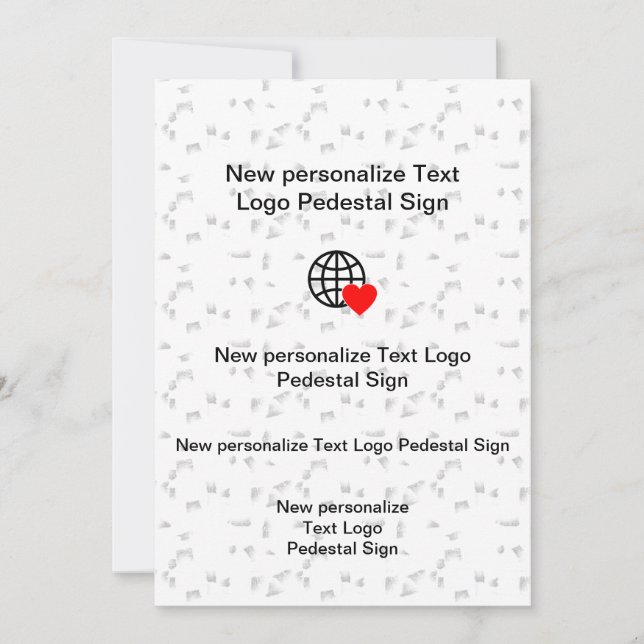 New Flat Invitation Customize your own (Front)