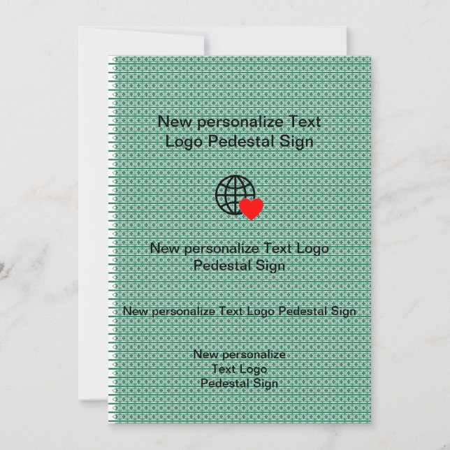 New Flat Invitation Customize your own (Front)