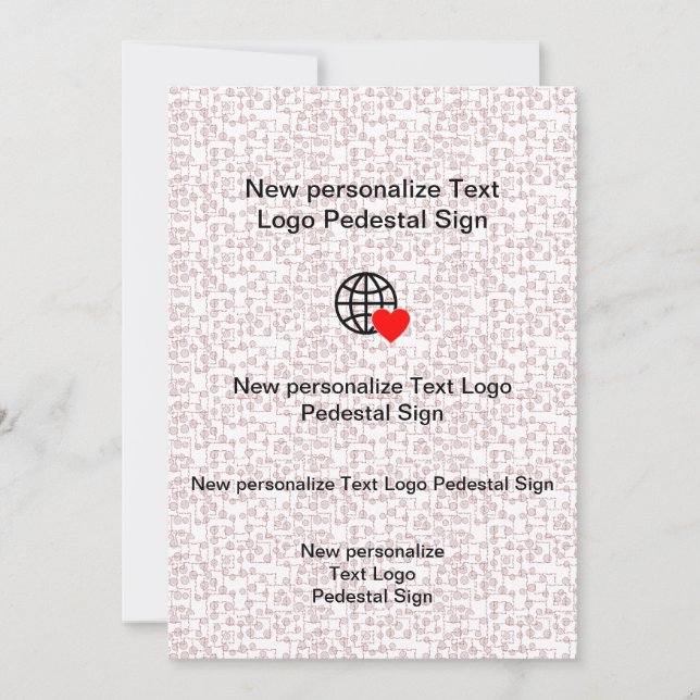 New Flat Invitation Customize your own (Front)