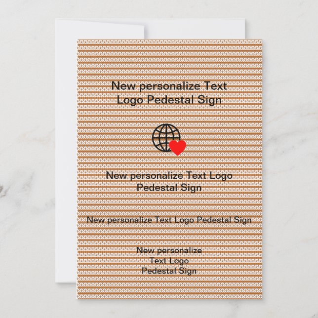 New Flat Invitation Customize your own (Front)