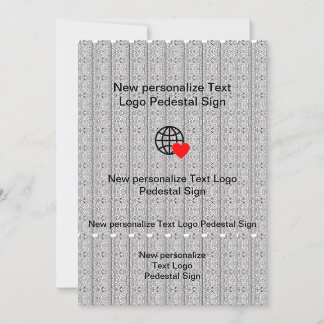 New Flat Invitation Customize your own (Front)