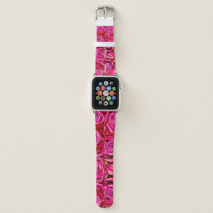 New Floral Elegant Fresh Rose Pink Apple Watch Band