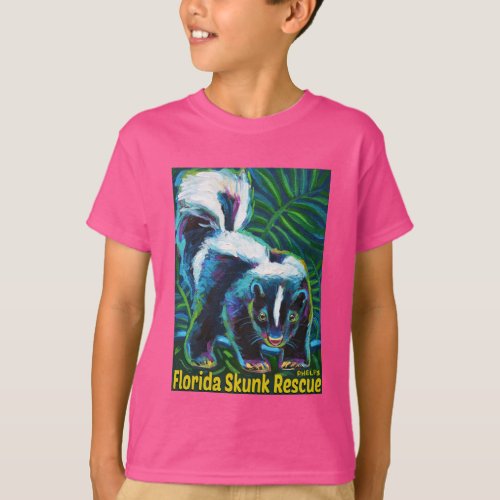 New Florida Skunk Rescue Design T_Shirt