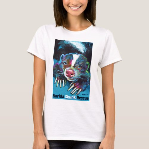 New Florida Skunk Rescue Design T_Shirt