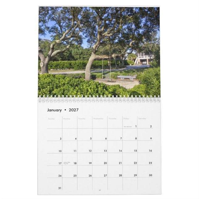 New For 2025 Pawleys Island Wall Calendar (Jan 2027)