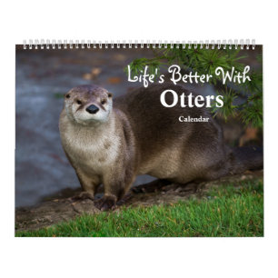 New for 2026 Otters Up Close - Short-Clawed Calendar