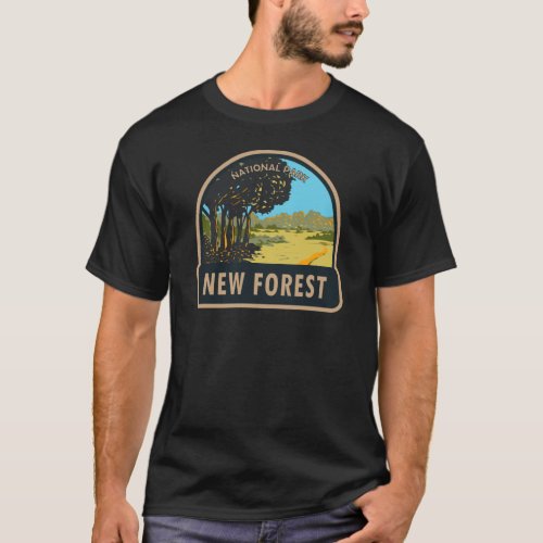New Forest National Park England Vintage T_Shirt