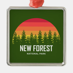 New Forest National Park Metal Ornament