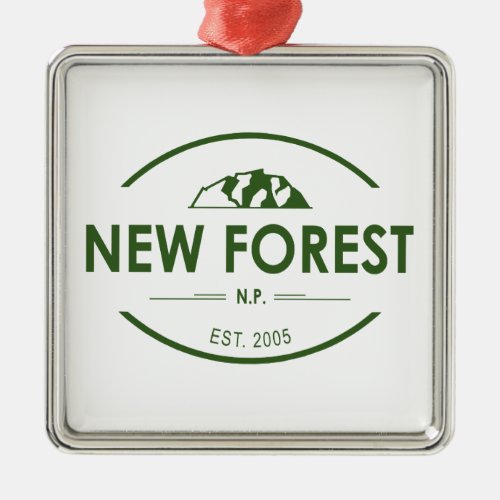 New Forest National Park Metal Ornament