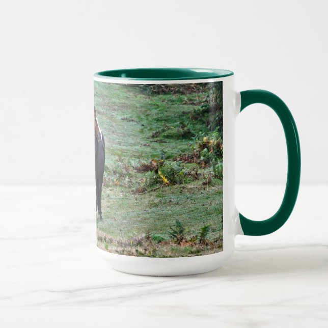 New Forest Ponies of Hampshire England Mug (Right)