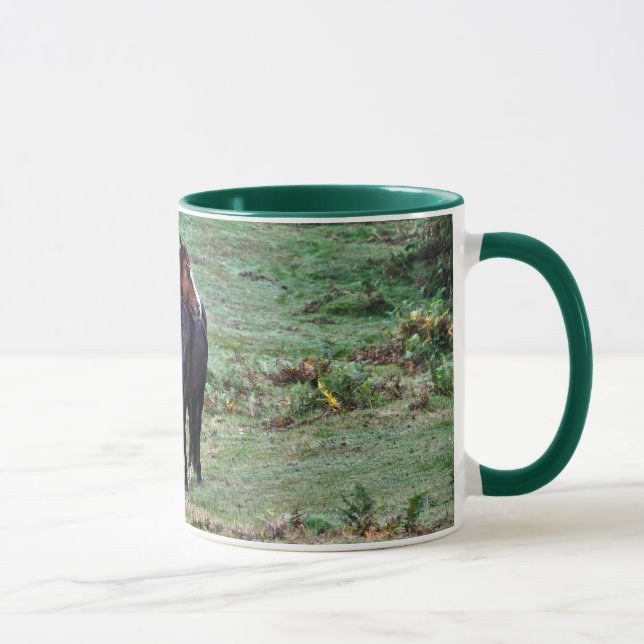 New Forest Ponies of Hampshire England Mug (Right)