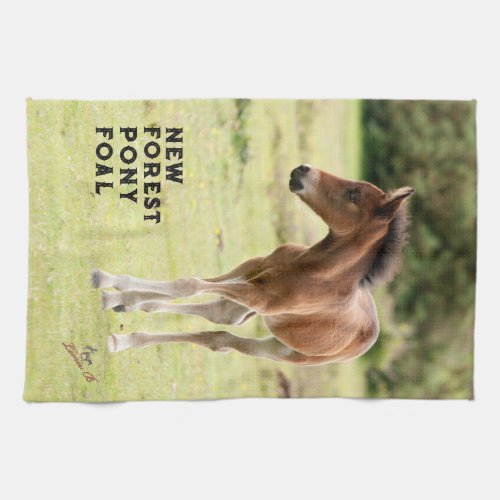 New Forest Pony Foal tea towel