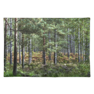 New Forest Woodlands HDR Photo Cloth Placemat
