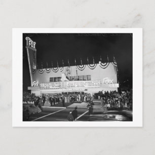 New Fox Theatre, Venice, California, 1951 Vintage Postcard