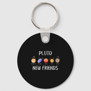 New Friends Dwarf Planets Funny Astronomy Science Keychain