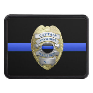 New Fully Customizable Police Badge Hitch Cover