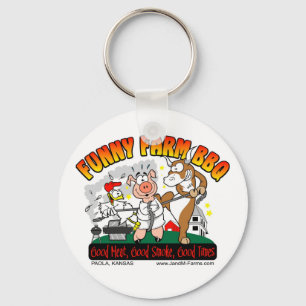 ***NEW***Funny Farm BBQ Key Chain