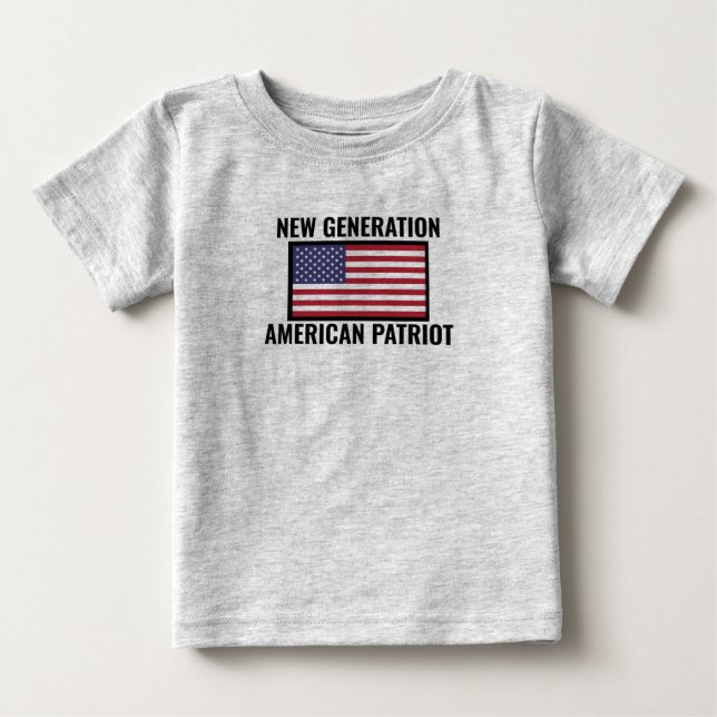 New Generation Patriotic Baby Shirt (Front)
